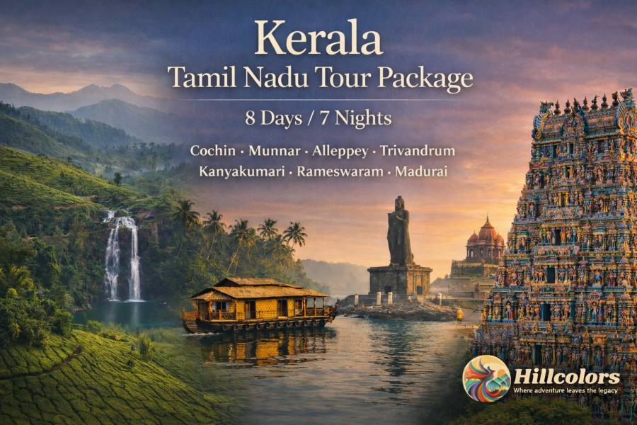8 Days / 7 Nights Kerala–Tamil Nadu Tour