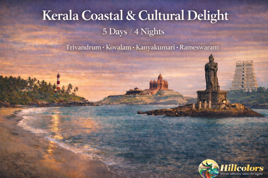 🌴 Kerala Coastal & Cultural Delight (5 Days / 4 Nights)