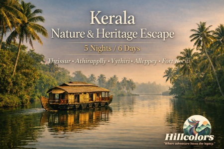 🌴 Kerala Nature & Heritage Escape – 5 Nights / 6 Days