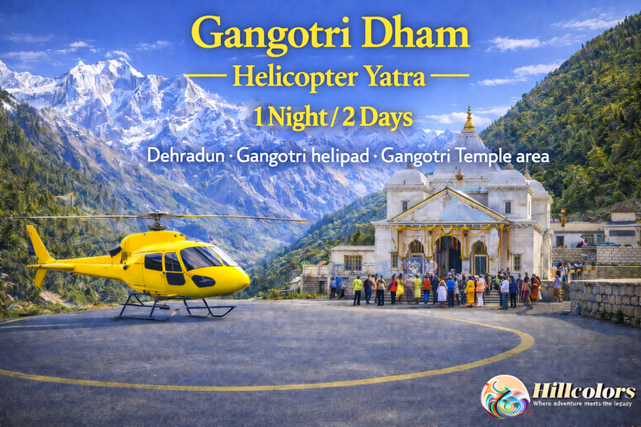 Gangotri Dham Helicopter Yatra – 1 Night / 2 Days