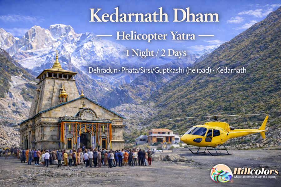Kedarnath Dham Helicopter Yatra – 1 Night / 2 Days