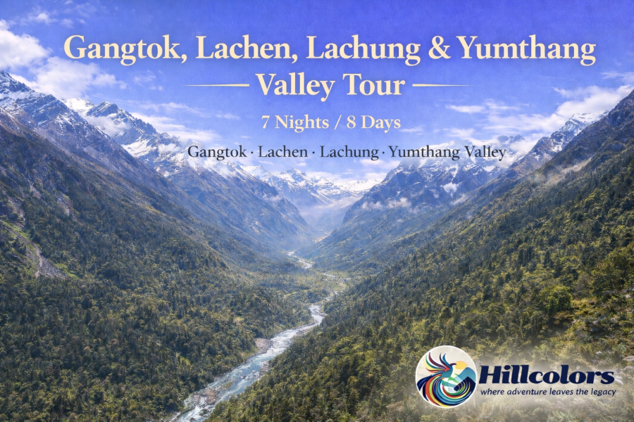 🌸 Gangtok, Lachen, Lachung,& Yumthang Valley Tour – 7 Nights / 8 Days