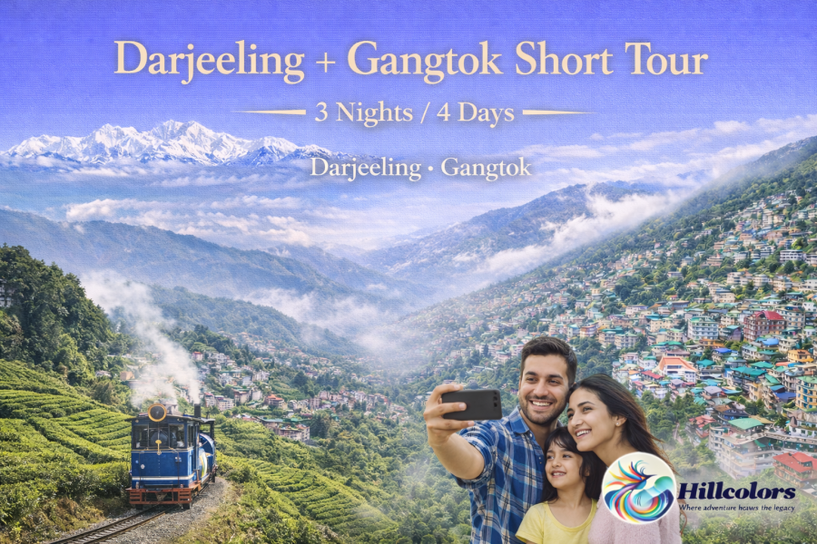 📍 Darjeeling + Gangtok Short Tour (3 Nights / 4 Days)